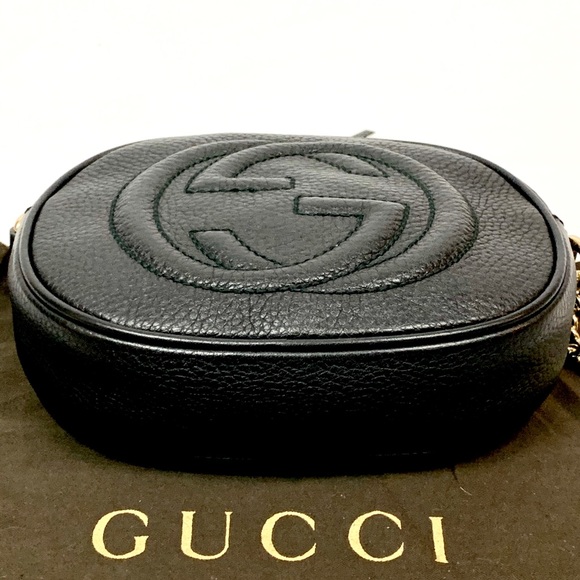 Authentic Gucci Soho Mini Round Chain Black - Picture 5 of 8